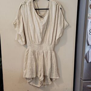 Cute Free People shorts romper medium